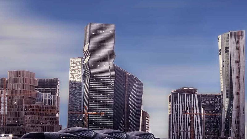 Les tours du King Abdullah Financial District, à Riyad