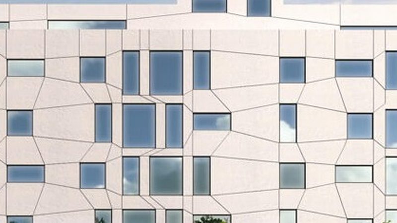 Façade de l'immeuble de logements, Upper West Side, Manhattan
