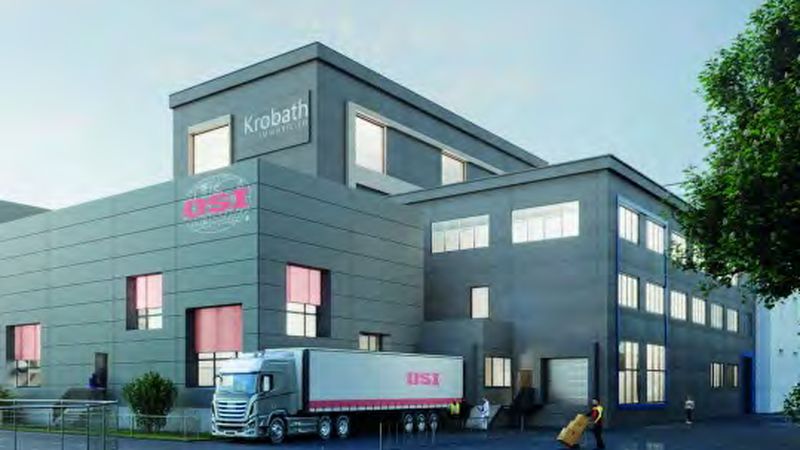 Le site de production OSI Food Solution, à Enns