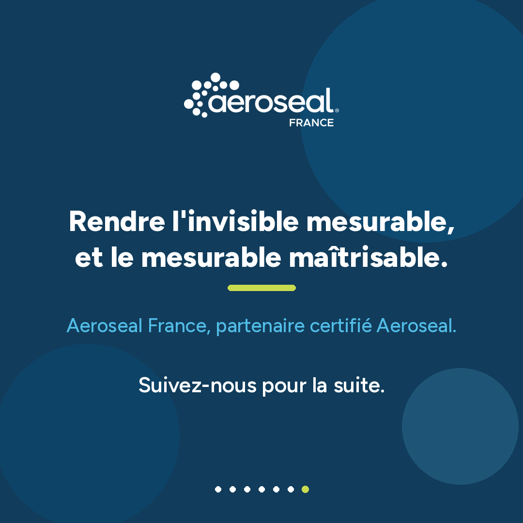 Publication de lancement d'Aeroseal France sur LinkedIn